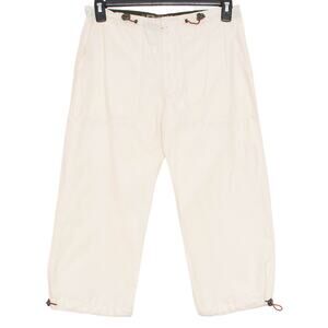 PS-3983 Periscope Pants Capri Y2K 90s Outdoor Hiking Nautical Gorpcore Cream 3